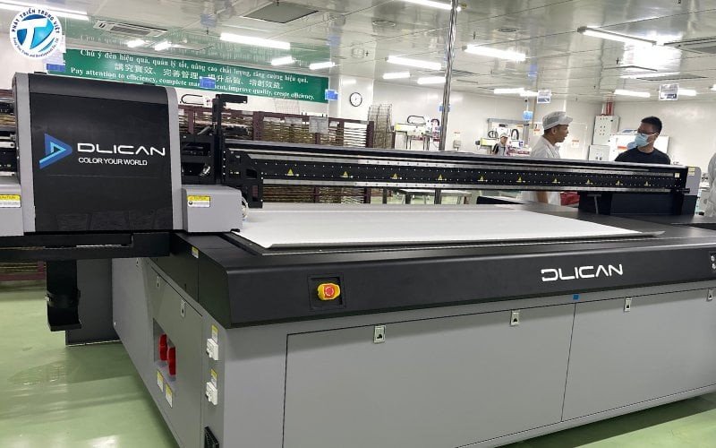 Các dòng máy in UV phẳng Dlican