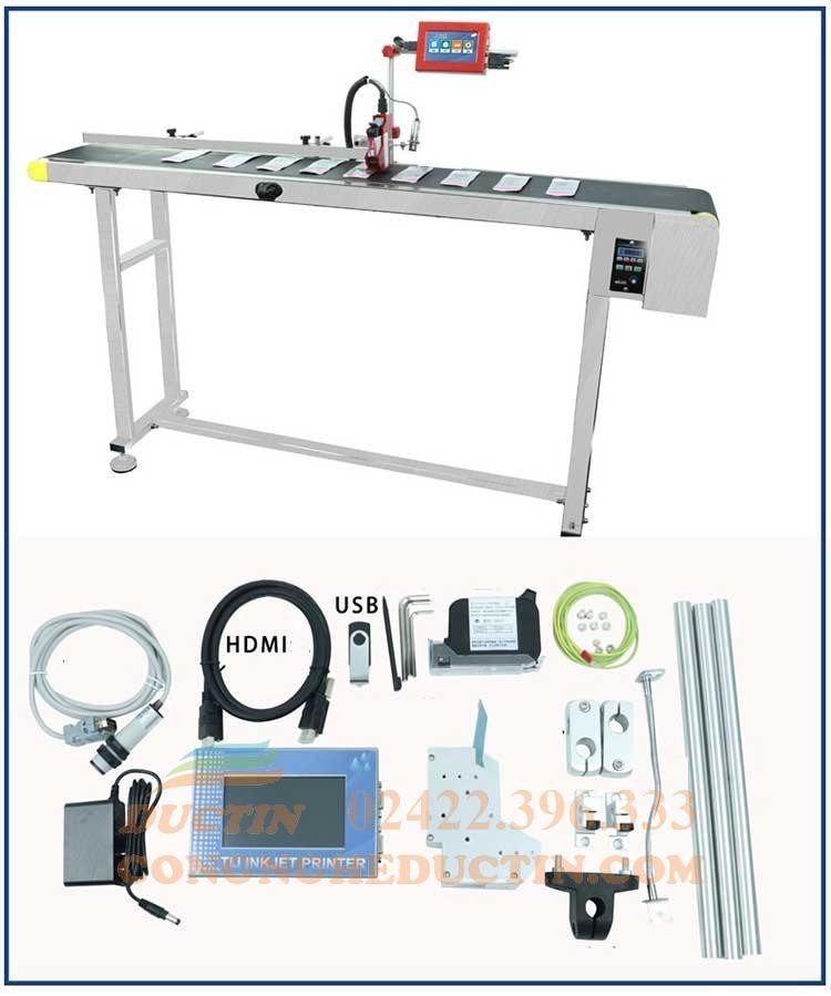 Trọn bộ sản phẩm máy in phun tự động T110