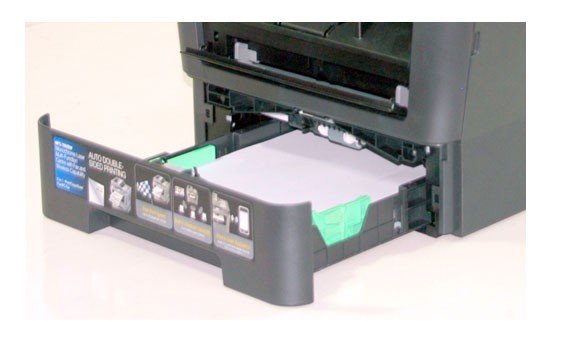 Máy in Brother MFC-7860DW với khay ADF minh họa khả năng xử lý tài liệu nhanh