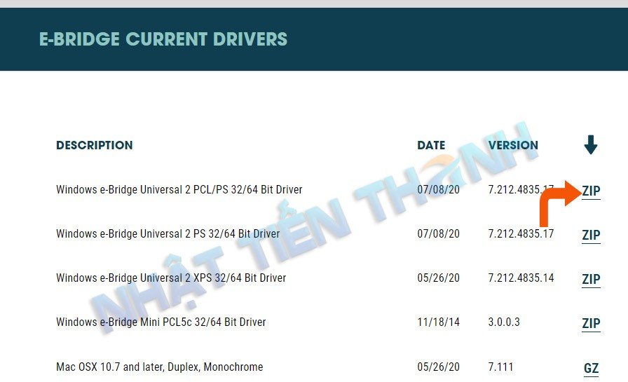 Tải driver máy in Toshiba từ trang web chính thức cho Windows 10