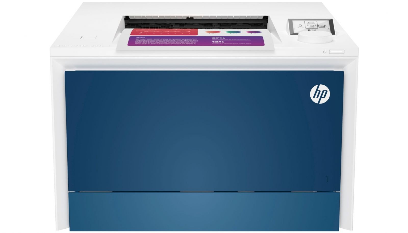 Hình ảnh mô tả tính năng in hai mặt tự động trên máy in HP