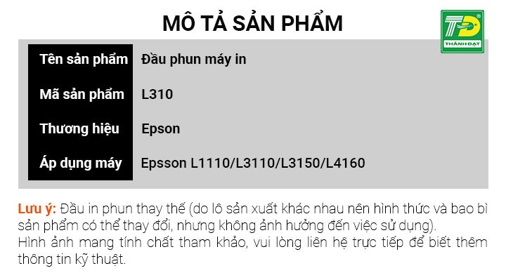 Đầu phun máy in Epson: Giải pháp bản in chất lượng cao Chi tiết cấu tạo bên trong của bộ phận phun mực Epson L series
