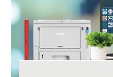 Máy in laser màu siêu tốc OKI C650 với thiết kế nhỏ gọn, tiết kiệm không gian