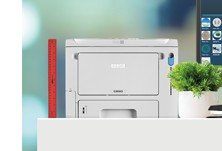 Máy in laser màu siêu tốc OKI C650 với thiết kế nhỏ gọn, tiết kiệm không gian