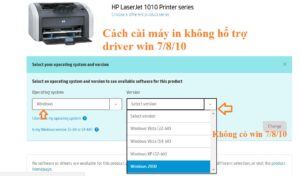 Hình ảnh minh họa cách cài driver máy in không hỗ trợ trên Windows 7