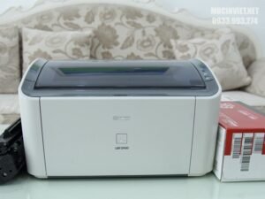 Giao diện tùy chỉnh chất lượng in và mật độ mực cho máy in Canon 2900 khi in tài liệu Word.