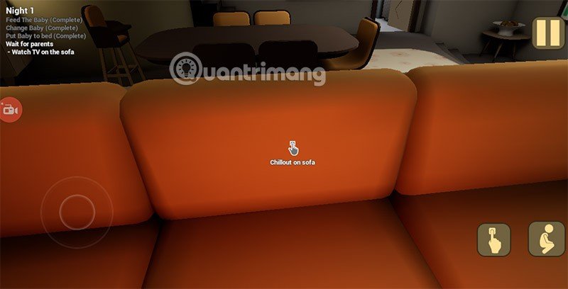 Căn phòng ngủ của bé và vị trí tìm thấy vật phẩm Talisman quan trọng