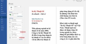 Cách in 4 trang trên 1 tờ A4 chi tiết nhất