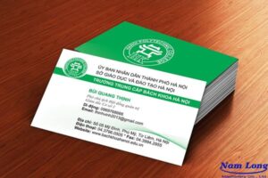 Cửa sổ Tùy chọn (Option) trong CorelDRAW với mục Label được chọn cho cài đặt in card visit