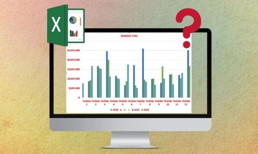Điều chỉnh kích thước biểu đồ Excel cho vừa trang A4