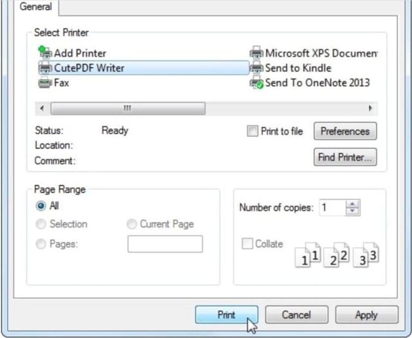 Sử dụng Google Chrome để lưu hoặc in file PDF trên các phiên bản Windows cũ hơn