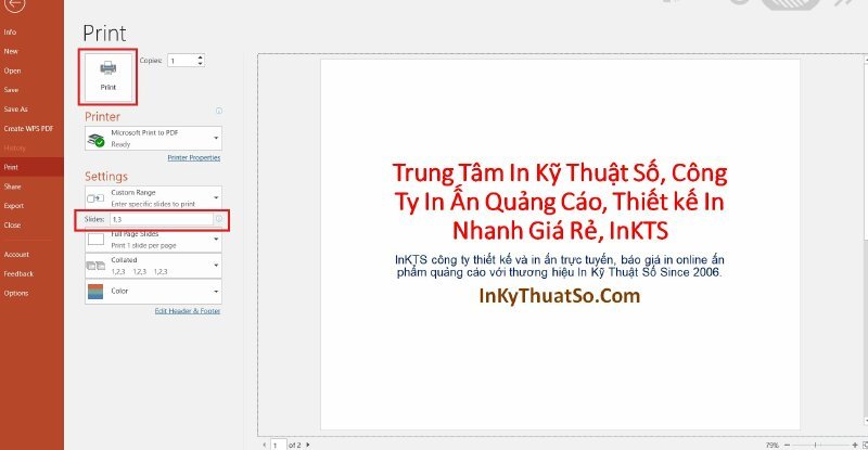 Cách In Trang Chẵn Lẻ Trong PowerPoint Đơn Giản