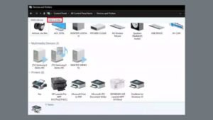 Kiểm tra kết nối máy in và máy tính trước khi thực hiện cách in hình trên máy tính