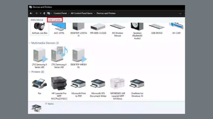 Máy in kim chuyên dụng cho việc in hóa đơn và các loại biểu mẫu trên Windows 10