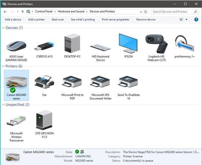 Chọn vị trí đặt máy in bằng phẳng, thoáng đãng để thiết bị hoạt động ổn định