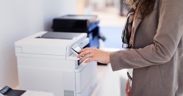 Màn hình cài đặt để thực hiện cách in ảnh từ máy tính ra máy in