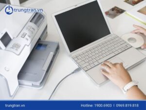 Kết nối máy in có dây với laptop Dell qua cài đặt Windows