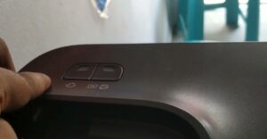 Hướng dẫn nhấn giữ nút để reset máy in Canon IP2770