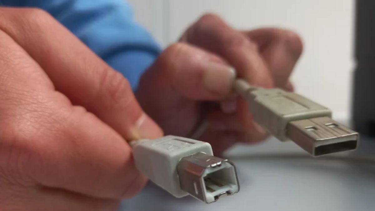 Kết nối máy in HP với máy tính bằng cáp USB