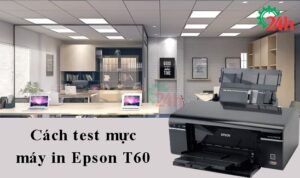 Kiểm tra bản in bị lỗi màu trên máy in Epson T60