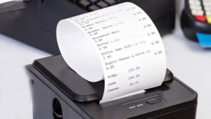 Hướng dẫn lắp cuộn giấy in bill mới vào máy in đúng chiều