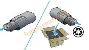 Cầm hộp mực HP 85A mới đúng cách