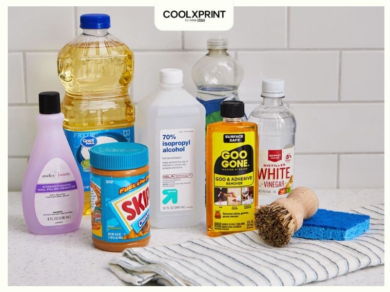 Sử dụng dung môi hóa chất để tẩy mực in áo