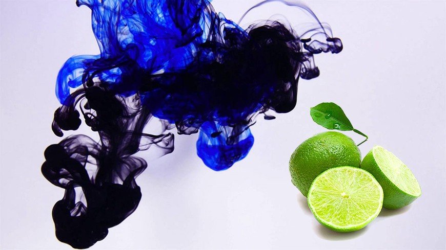 Sử dụng nước cốt chanh để thử tẩy mực trên giấy