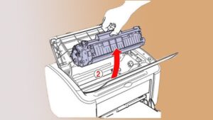 Kiểm tra kỹ lưỡng khu vực hộp mực máy in