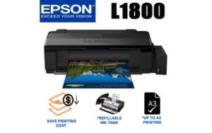 Giao diện cài đặt chất lượng in trên máy in màu Epson L1800