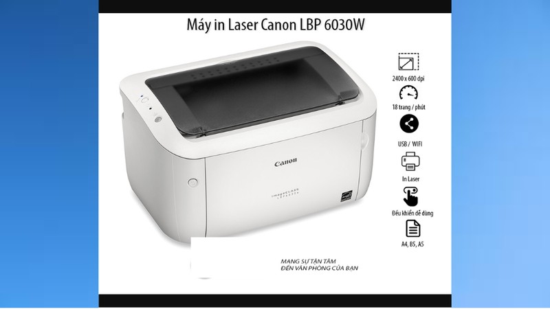 Các lưu ý quan trọng khi cài đặt máy in Canon 6030W kết nối Wifi