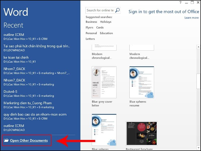 alt: Giao diện mở tài liệu văn bản chuẩn bị cho việc thiết lập cách in 2 mặt máy Brother