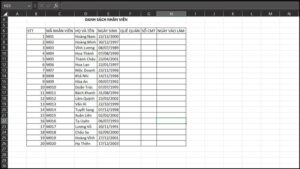 Cách in bảng chấm công bằng Excel chuẩn nhất