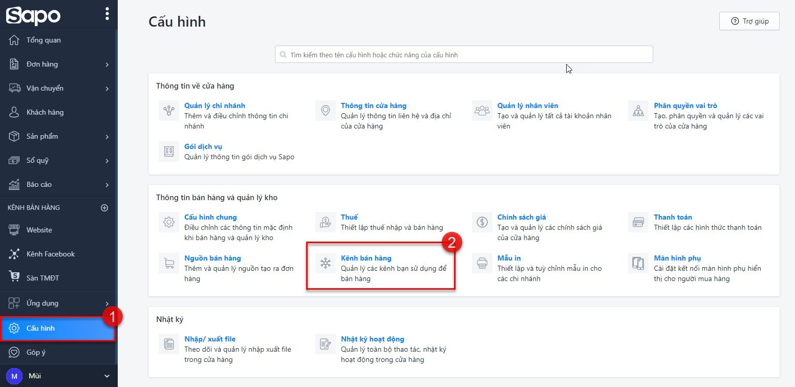 Hướng dẫn cài đặt máy in Sapo chi tiết
