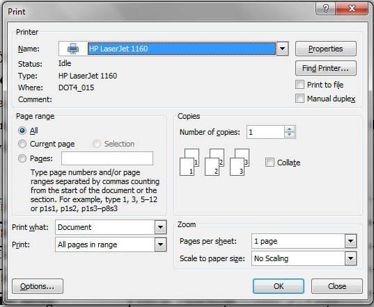 Hoàn tất quá trình cài đặt và in thử để kiểm tra máy in HP LaserJet 1160