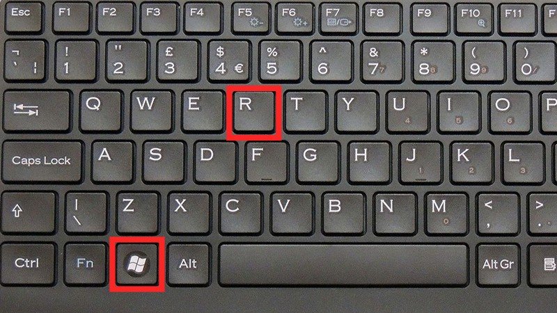 Mở hộp thoại Run trên Windows bằng phím Windows + R