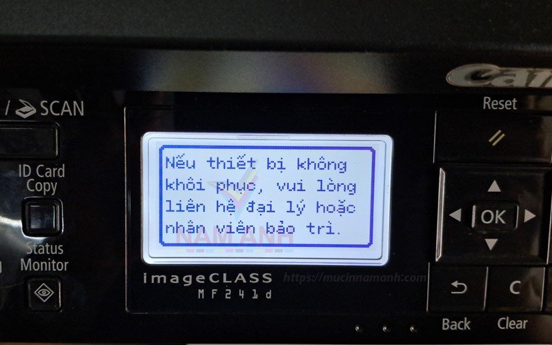 Lời khuyên khi máy in Canon báo lỗi E225-0001