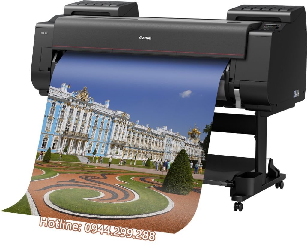 Máy in ảnh khổ lớn Canon PRO-541 với cuộn giấy