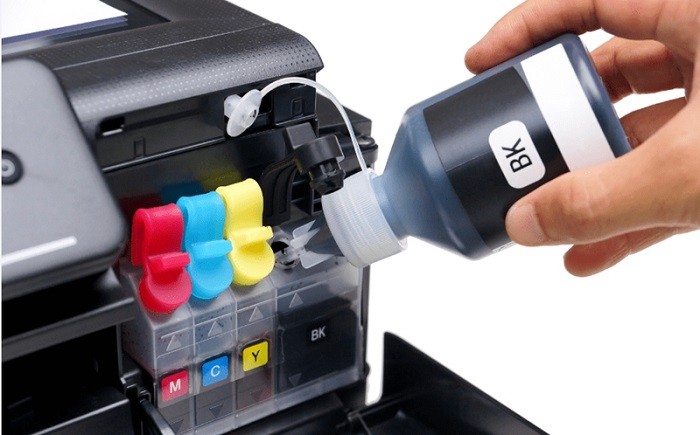 Hộp mực in phun ink cartridge với các màu mực cơ bản