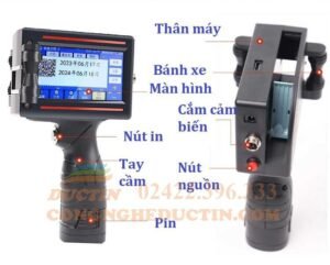Cấu tạo chi tiết bên trong của máy in logo cầm tay P60