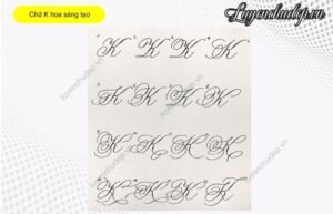 Kỹ thuật thêm họa tiết trang trí cho chữ in sáng tạo