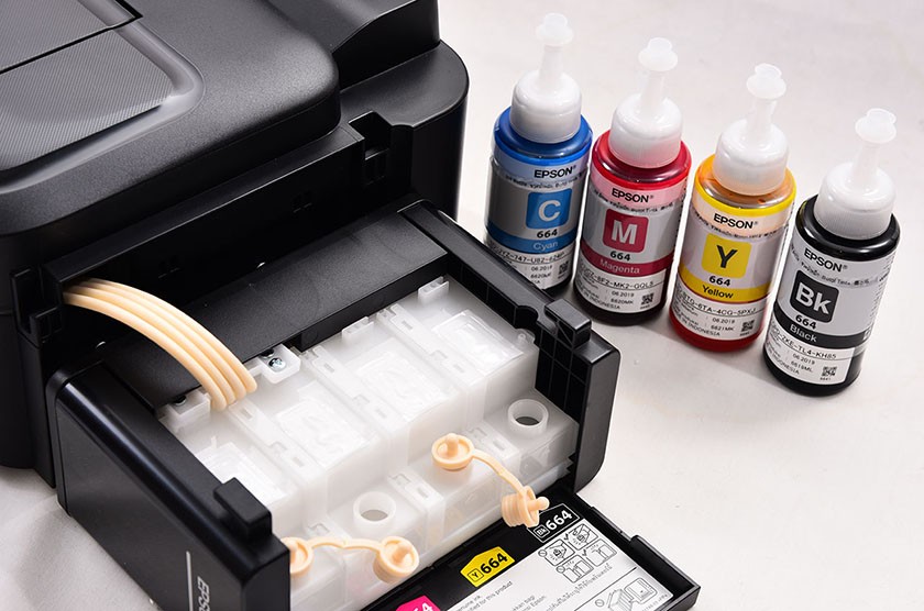 Thiết kế máy in Epson L310 với hệ thống mực ngoài tiện lợi