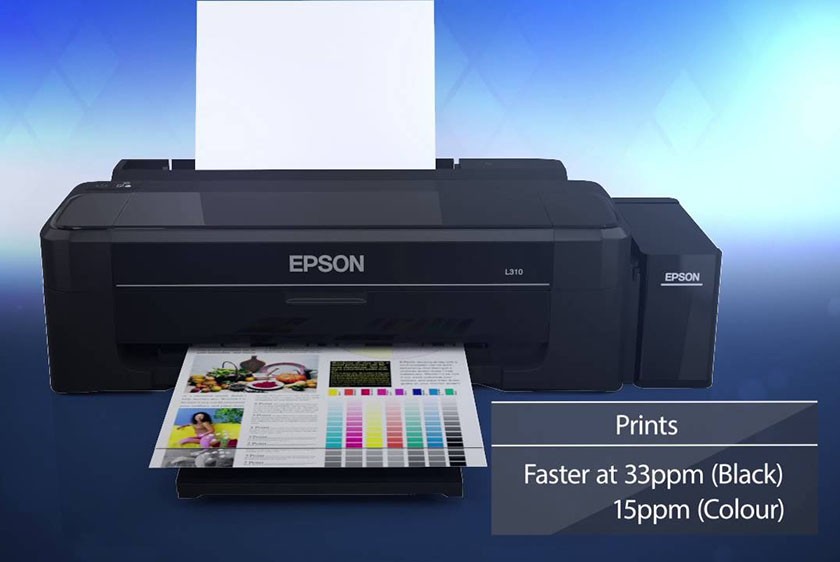 Chất lượng bản in màu sắc nét từ máy in Epson L310