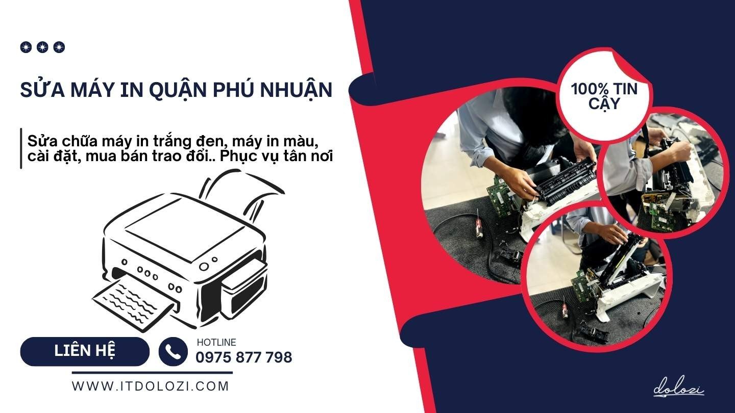 Dịch vụ sửa chữa máy in chuyên nghiệp tại Quận Phú Nhuận