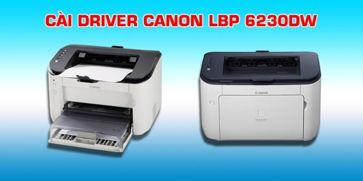 Giao diện tải driver máy in Canon LBP 6230dw từ trang chủ Canon