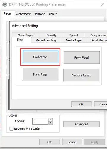 Chỉnh tốc độ in trong cài đặt driver