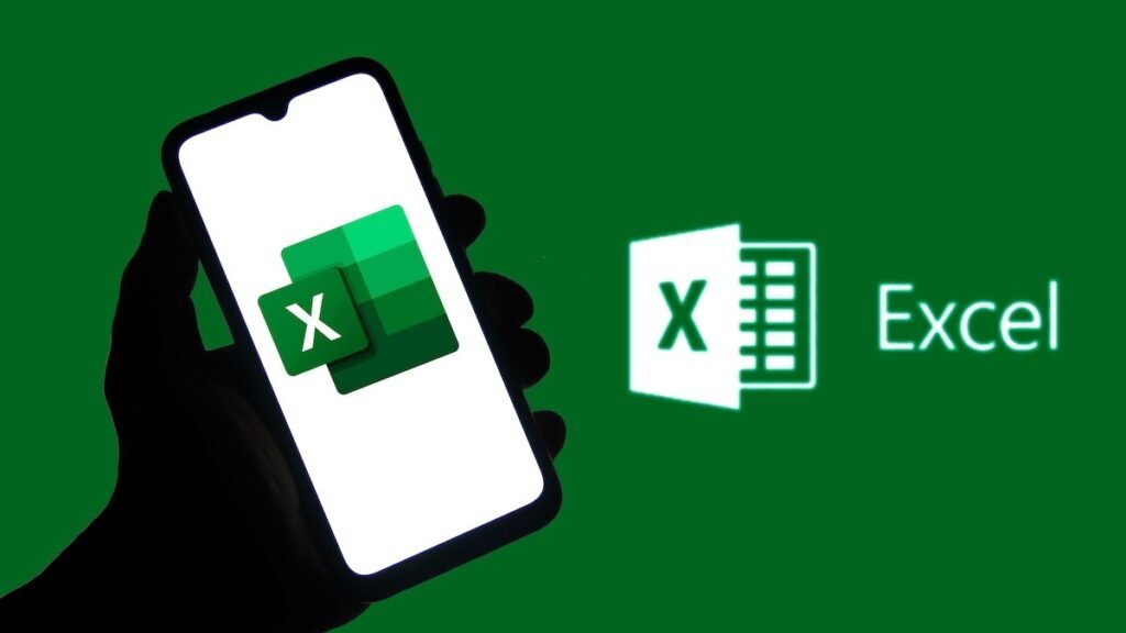 Bảng tính Excel minh họa dữ liệu đang được chuẩn bị in