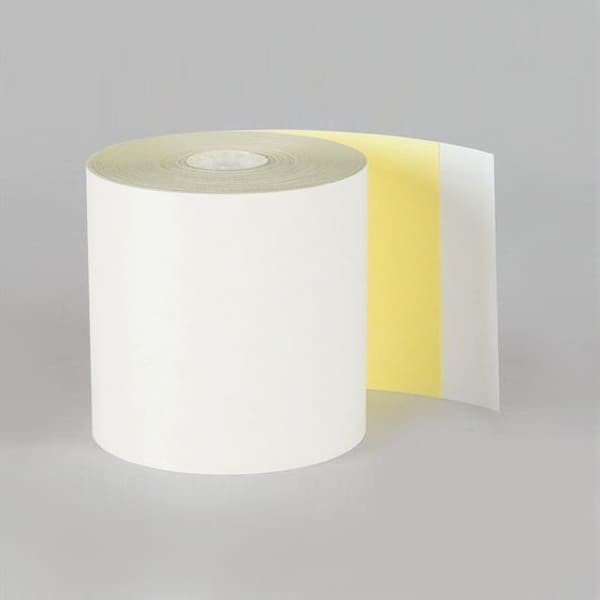 Cuộn giấy in hóa đơn 2 liên carbon cho máy in kim