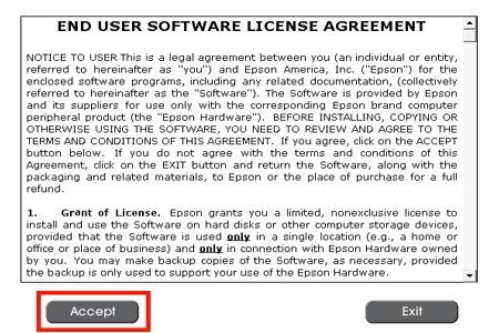 Chọn ngôn ngữ hiển thị khi cài đặt driver máy in Epson 1430