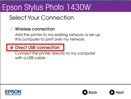 Giao diện lựa chọn các phần mềm và driver để cài đặt cho máy in Epson 1430